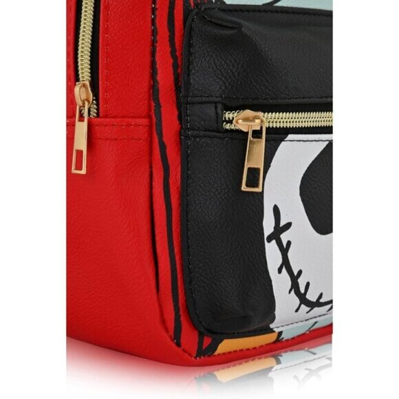 Women's Disney Nightmare PU Leather Mini Backpack Purse Shoulder Bag - Picture 4 of 6